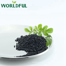 Bola negra brillante del aminoácido con fertilizante orgánico agrícola de NPK 16-0-1